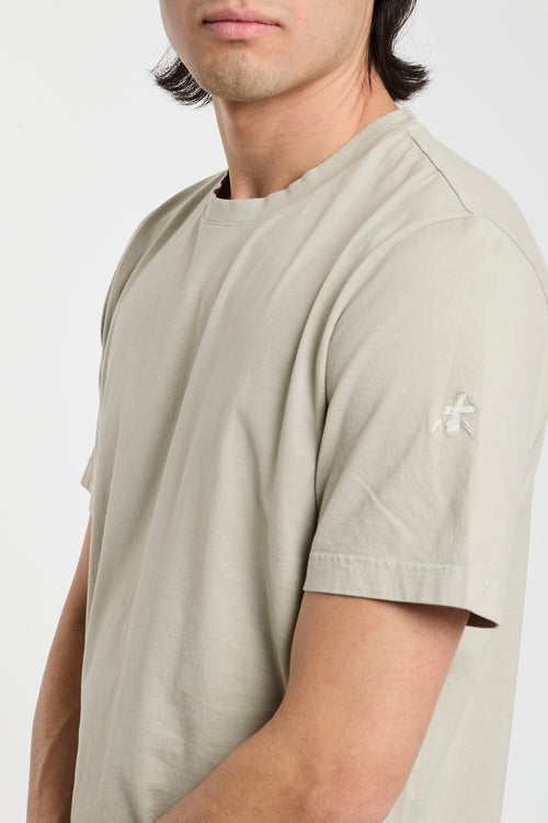 Premiata T-Shirt Jersey aus Baumwolle in Sandfarbe-2
