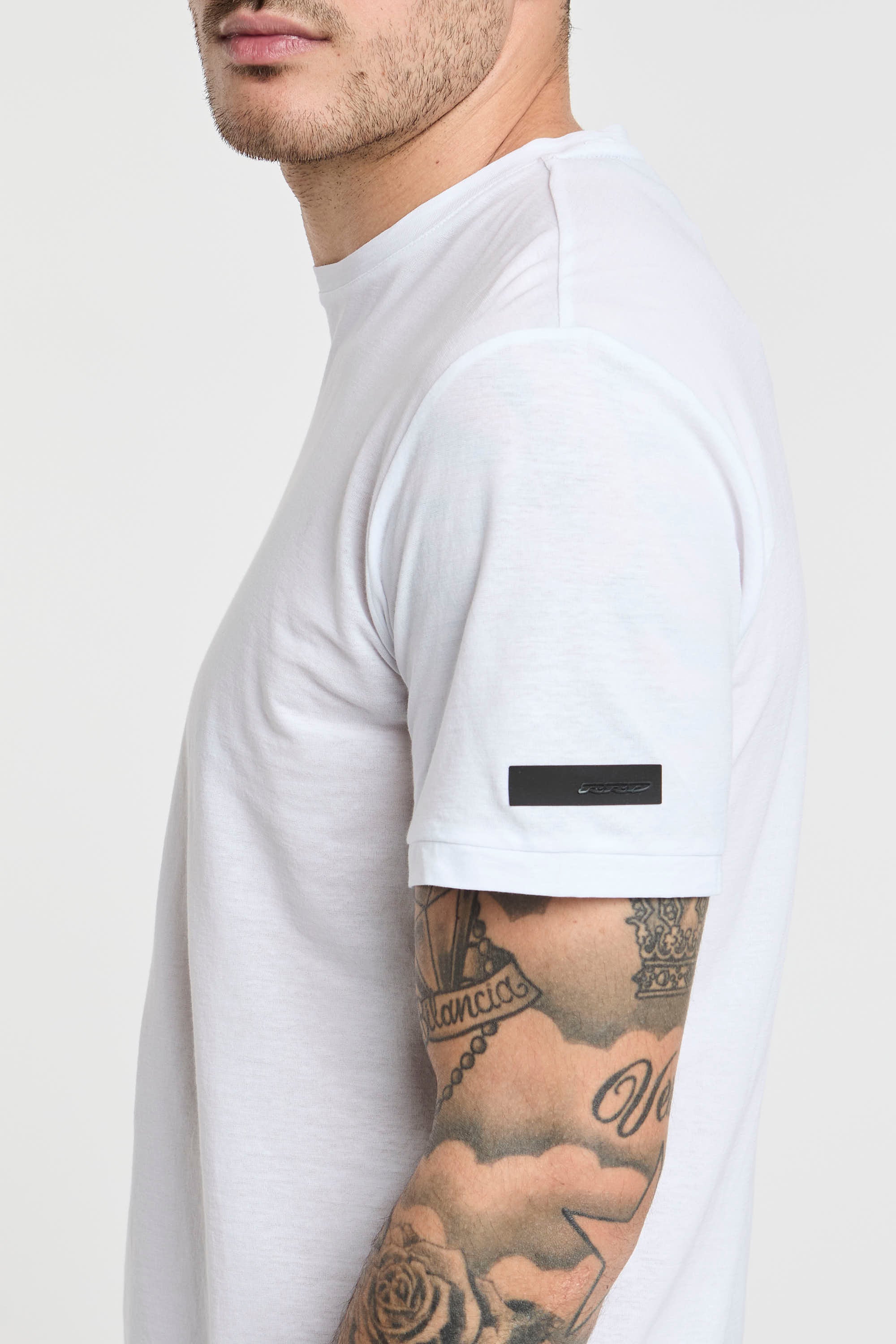 RRD T-Shirt Crepe Shirty Baumwolle Weiß-5