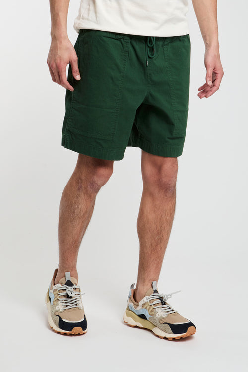 Filson Stretch Cotton Bermuda Shorts in Green