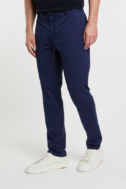 Circolo 1901 Cotton Pants Blue 6502-2