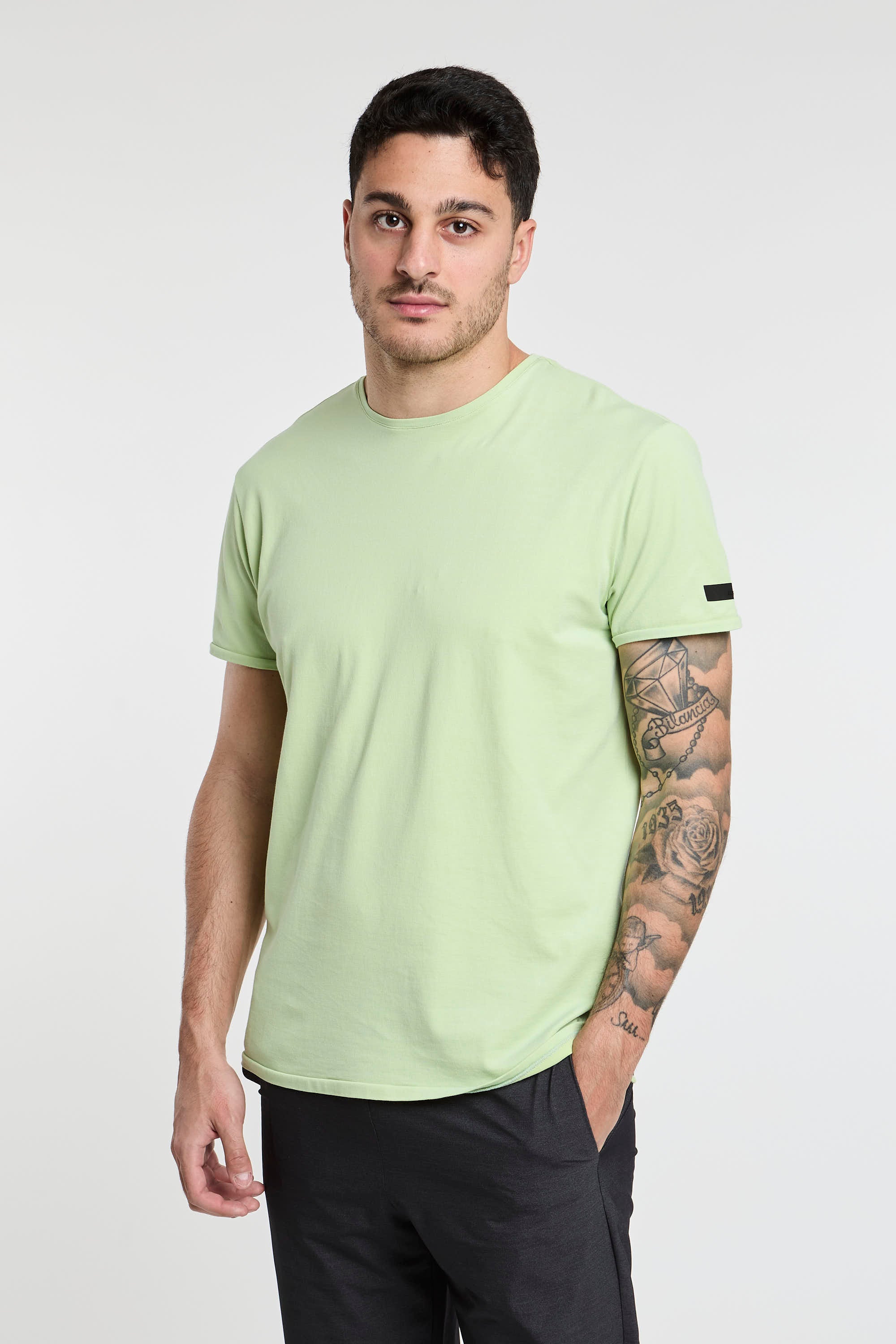 RRD T-Shirt Doticon Piquet Elastisch Baumwolle/Nylon Farbe Minze-3