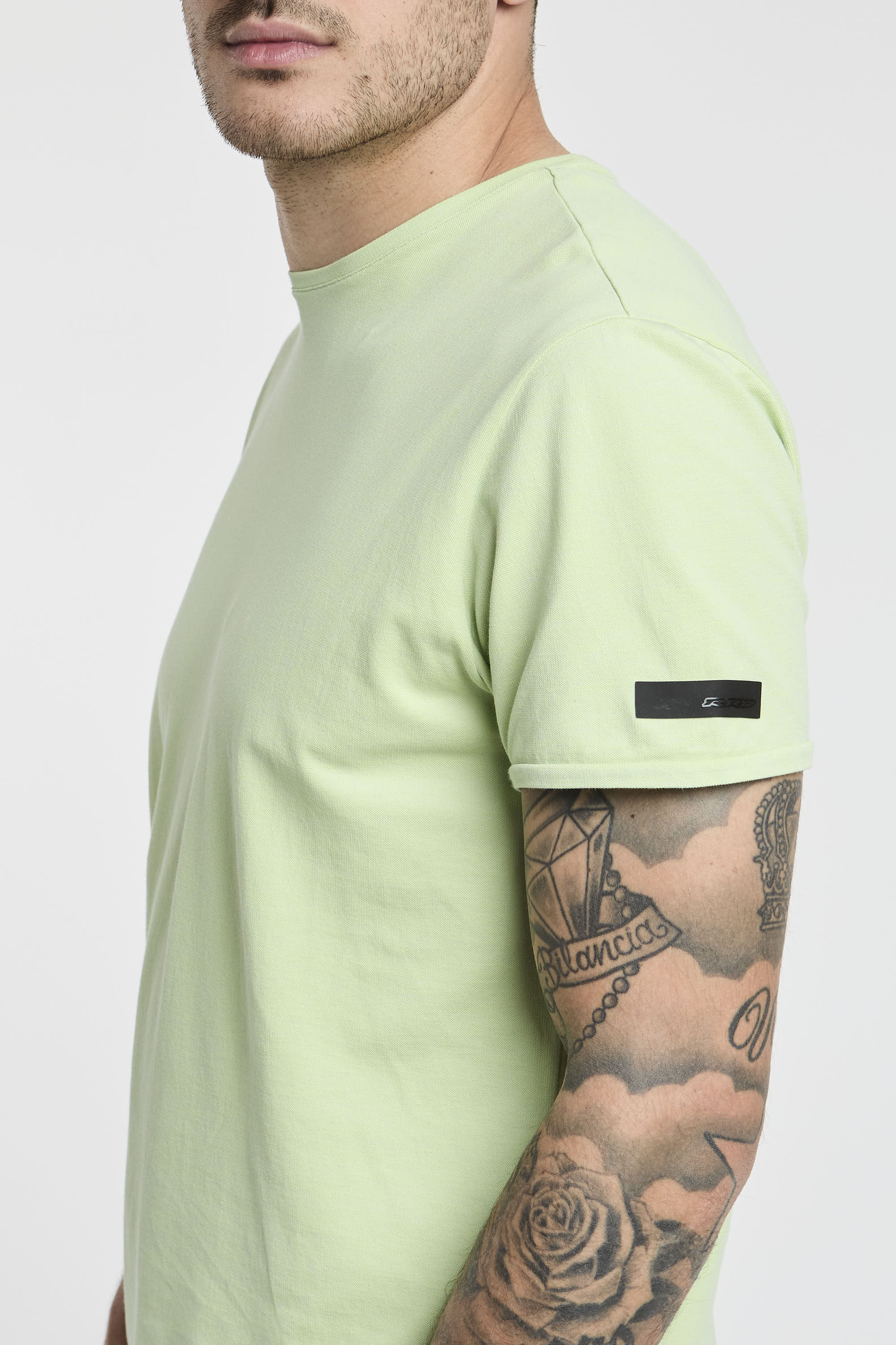 RRD T-Shirt Doticon Piquet Elastisch Baumwolle/Nylon Farbe Minze-5