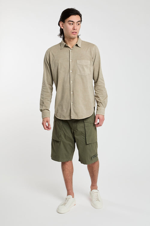 Aspesi Sand Cotton Shirt-2