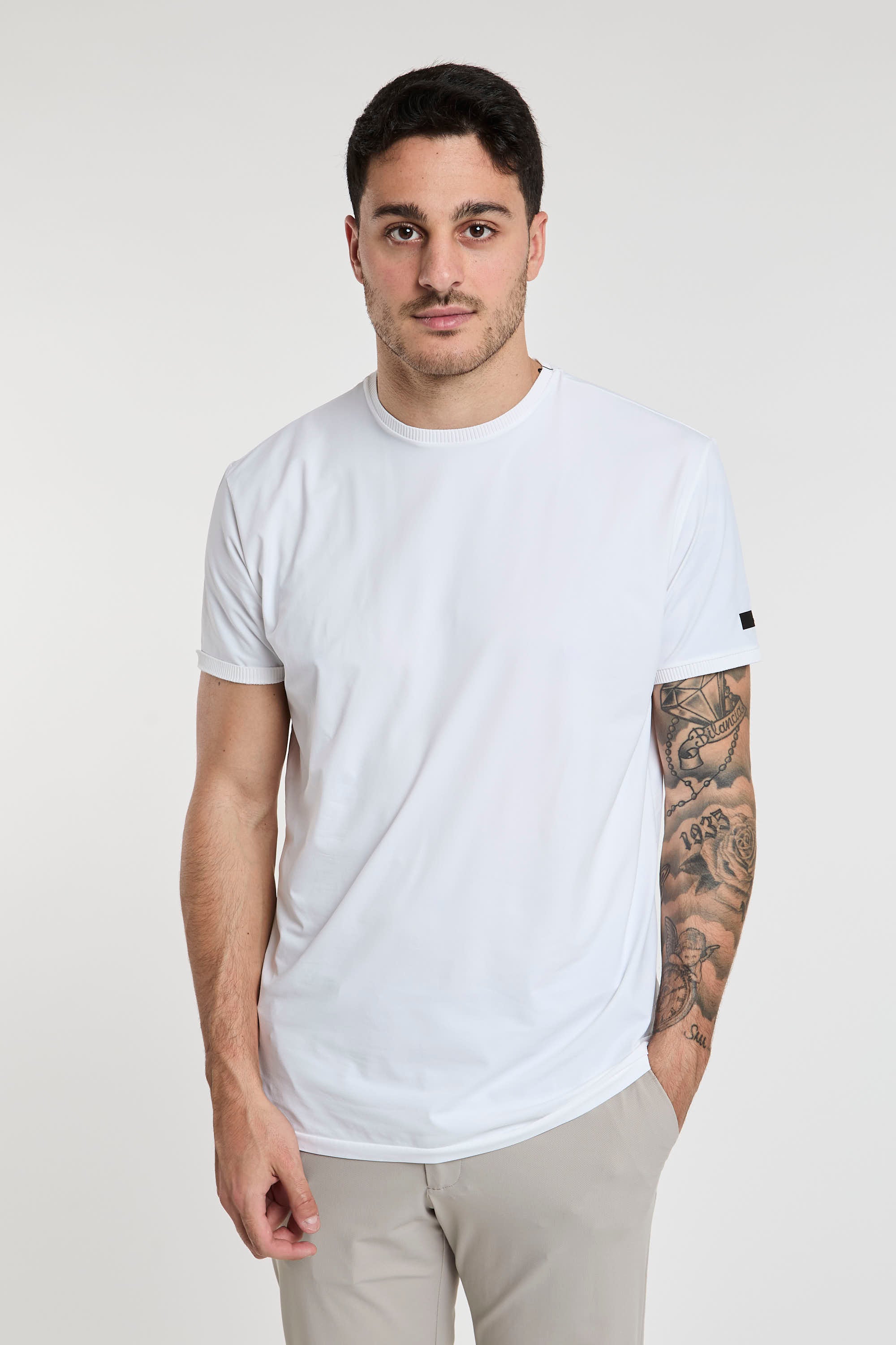 RRD Stretch Oxford White T-shirt-1