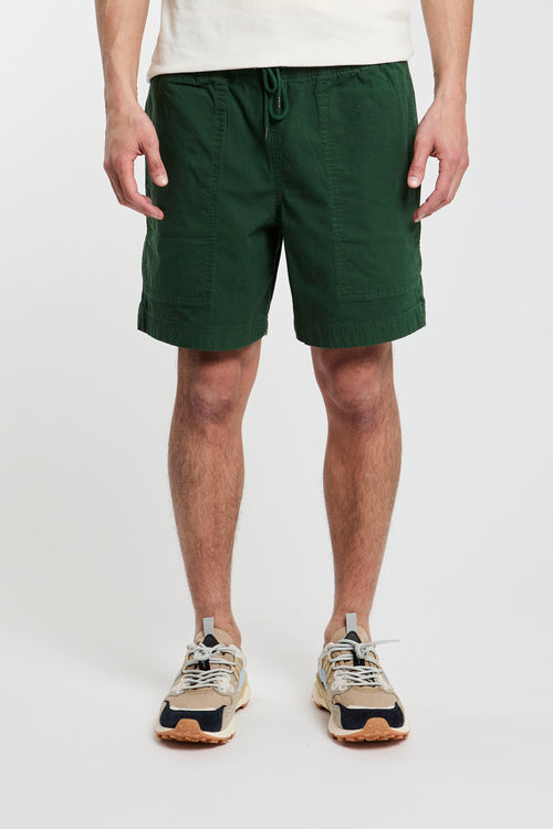 Filson Stretch Cotton Bermuda Shorts in Green