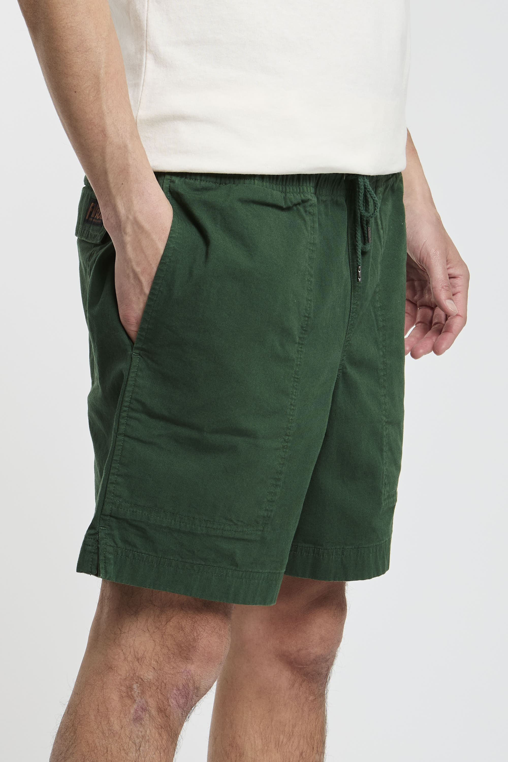 Filson Stretch Cotton Bermuda Shorts in Green-6