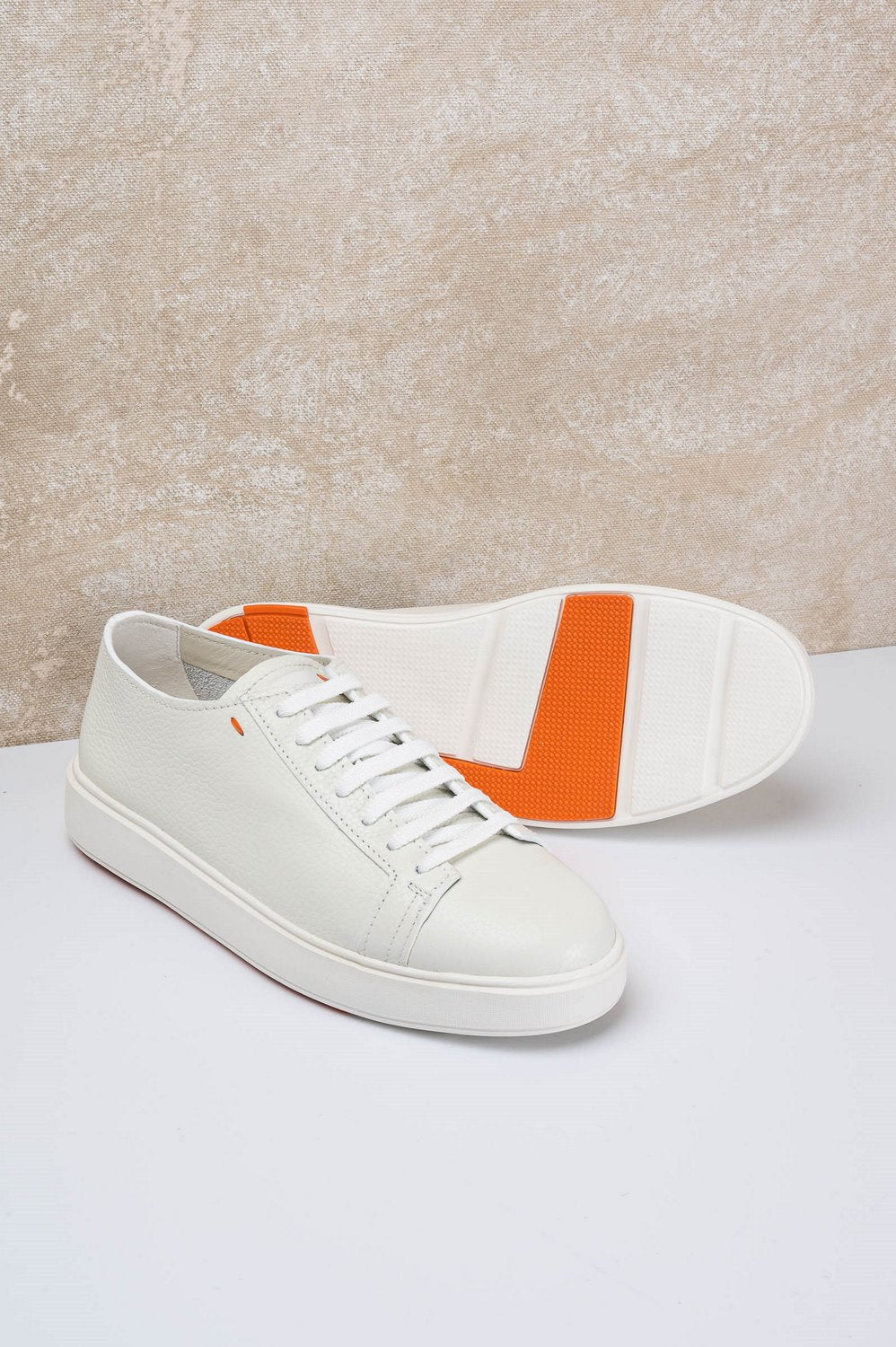 Tumbled leather sneaker-5