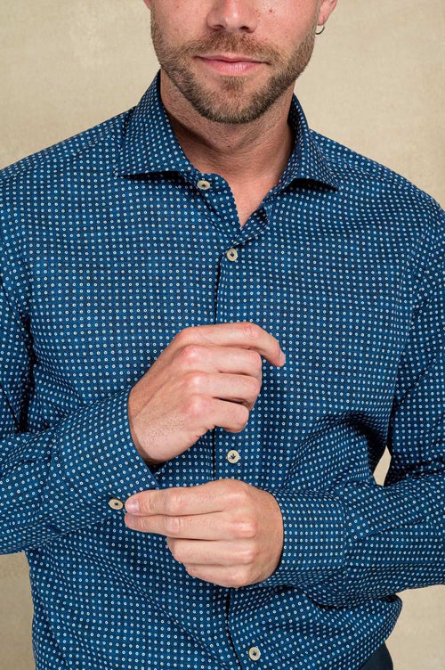 Micro patterned shirt