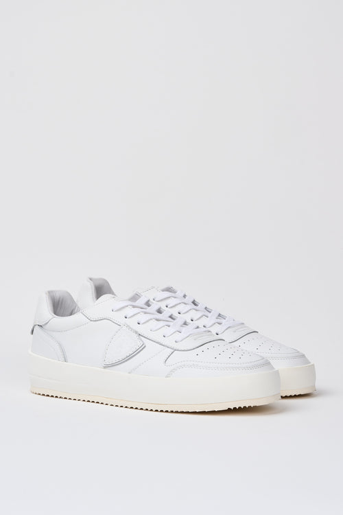 Philippe Model Sneaker Nice in Leather White-2