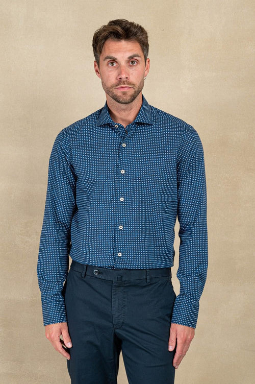 Micro patterned shirt-2