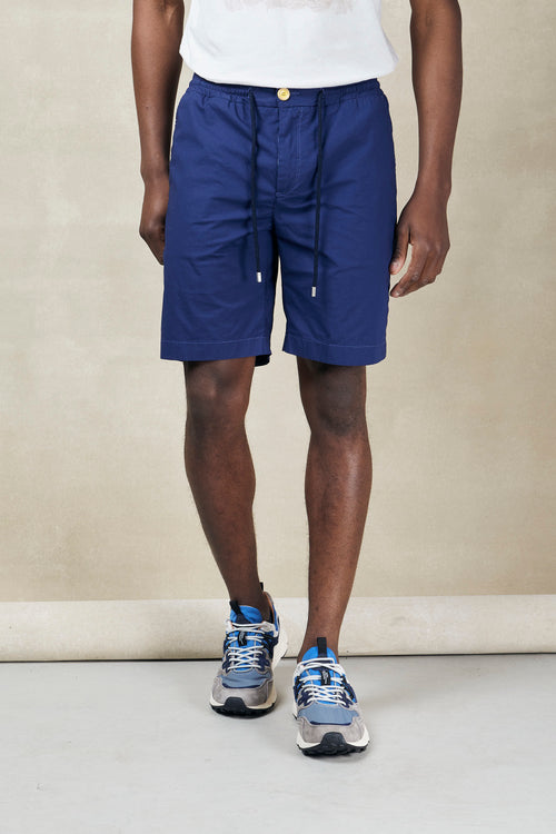 Solid color Bermuda shorts-2