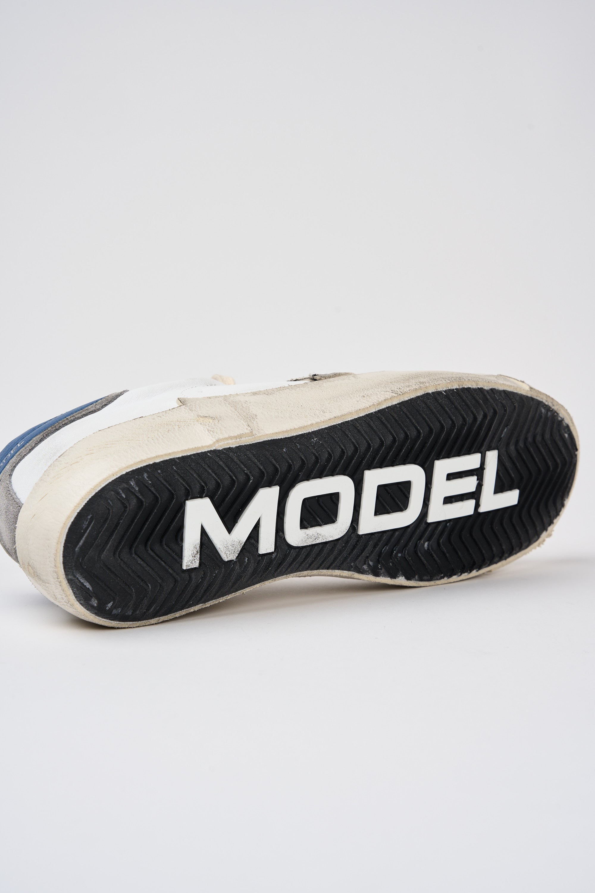 Philippe Model Sneaker Prsx Leather/Suede White/Blue-5