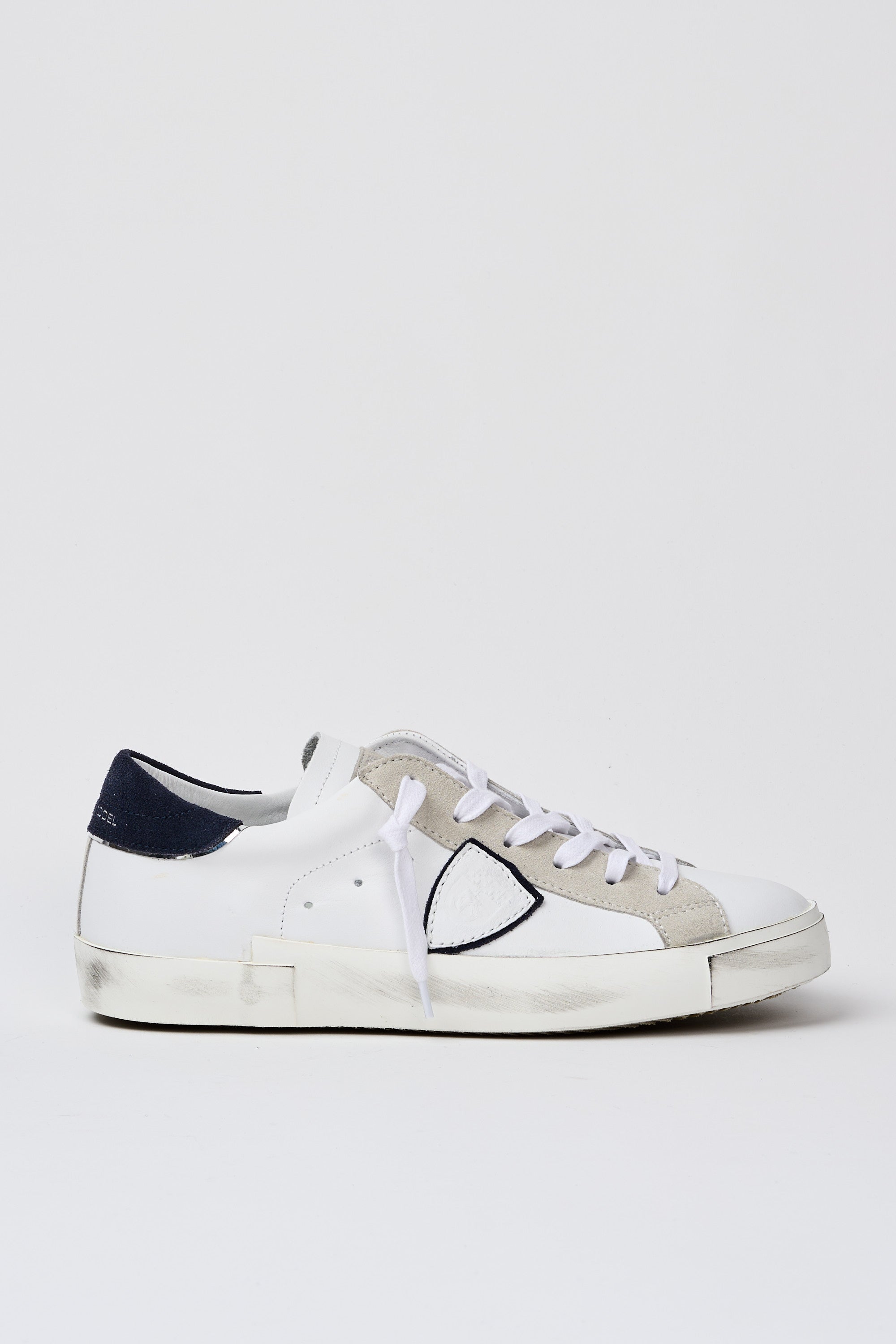 Philippe Model Sneaker PRSX Leather/Suede White/Blue-1