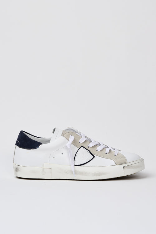 Philippe Model Sneaker PRSX Leather/Suede White/Blue