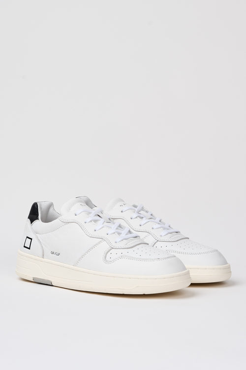 D.A.T.E. Sneaker Court Leather White/Black-2