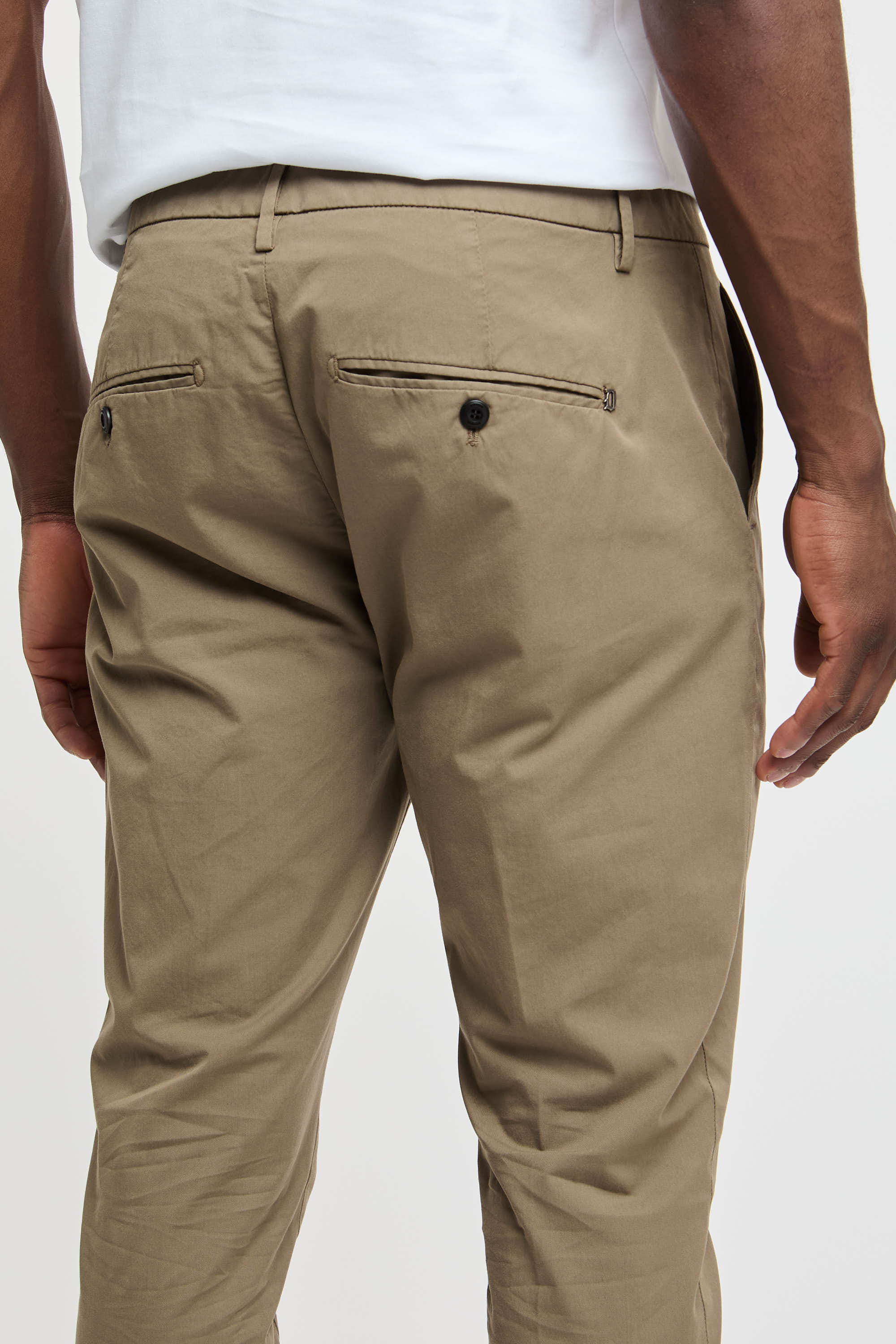 Dondup Gaubert Cotton Trousers in Brown-5