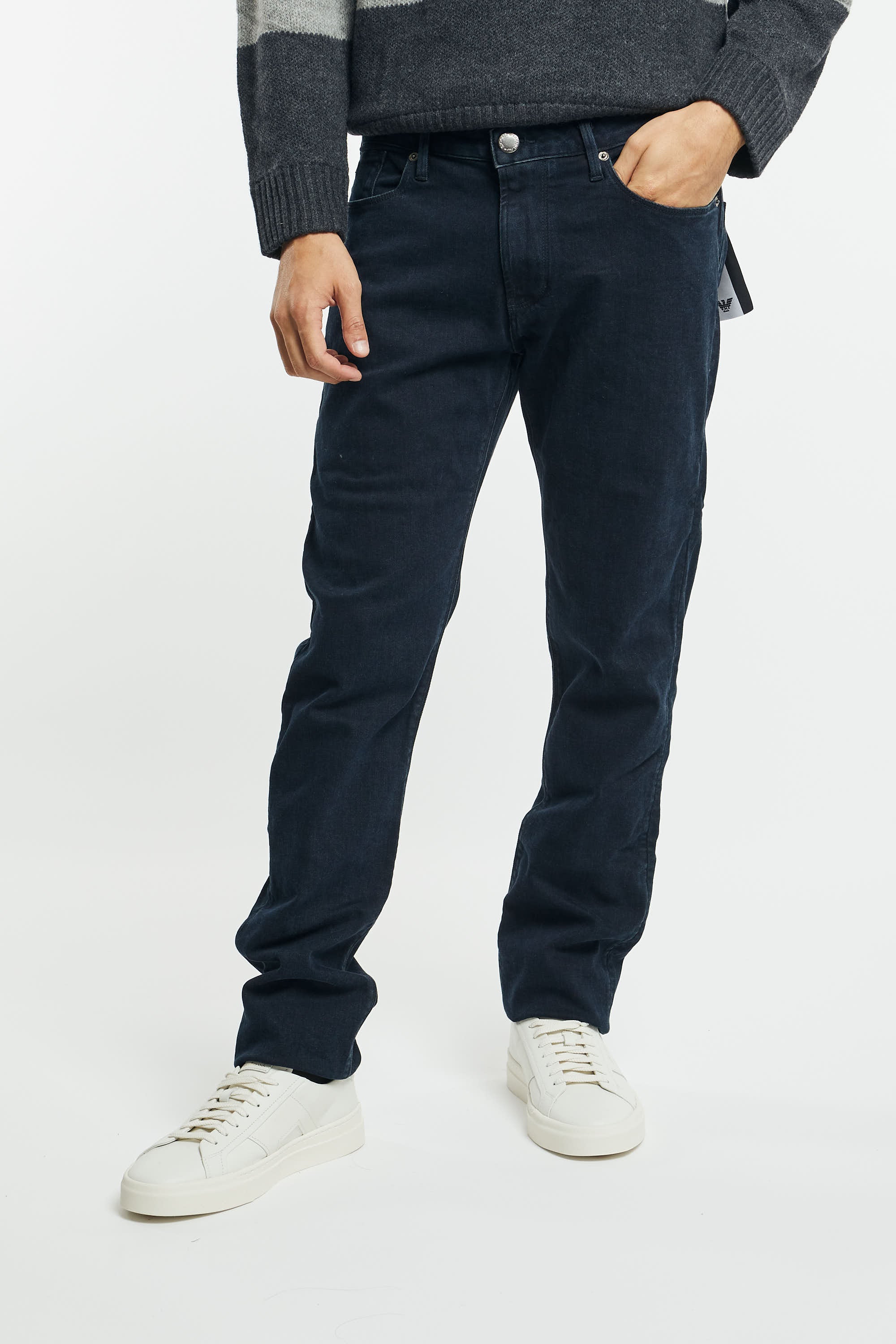 Emporio Armani Jeans J06 Slim Fit in Denim aus Stretch-Baumwolle Blau-4