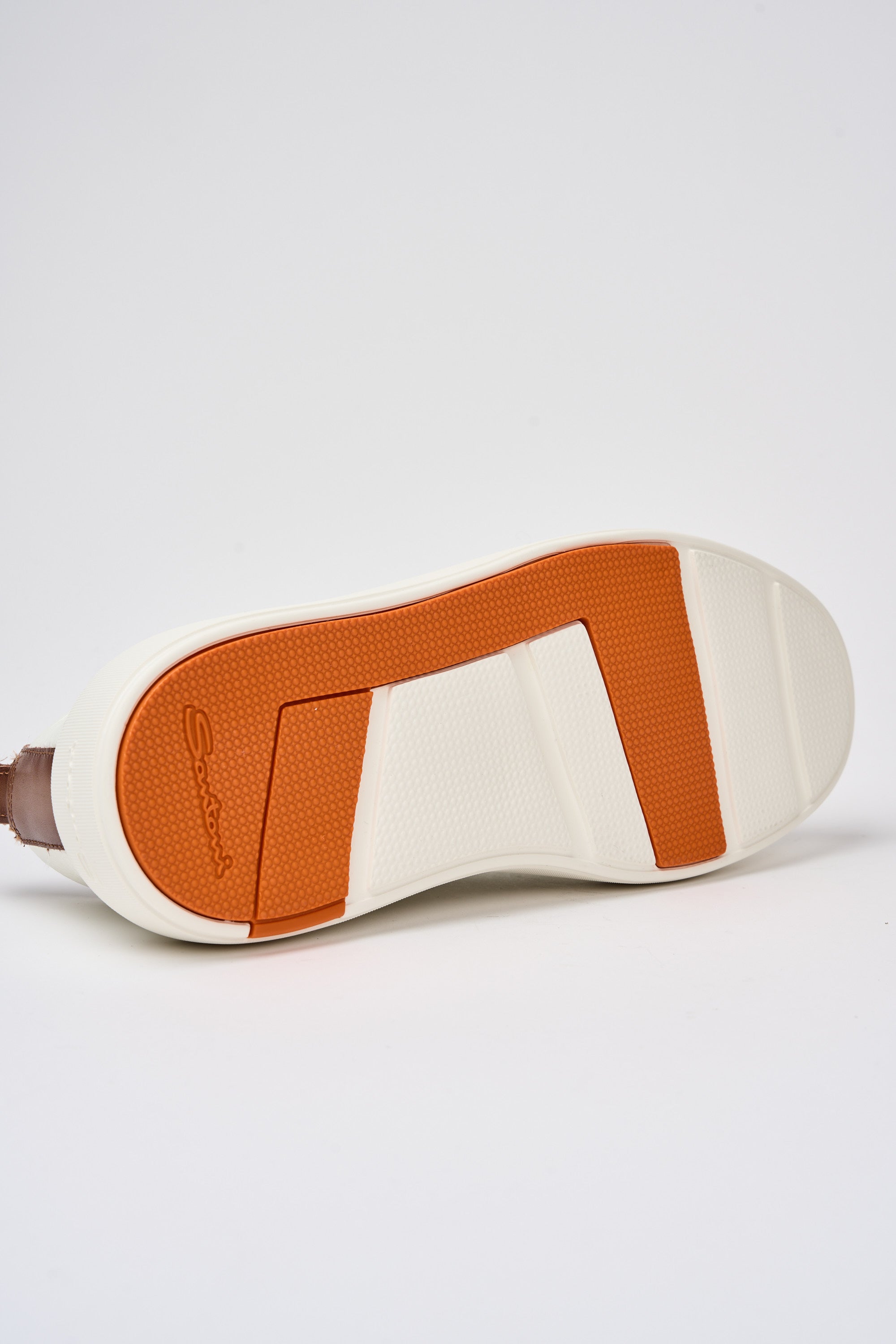 Santoni Slip-On-Sneakers aus weißem Leder-7