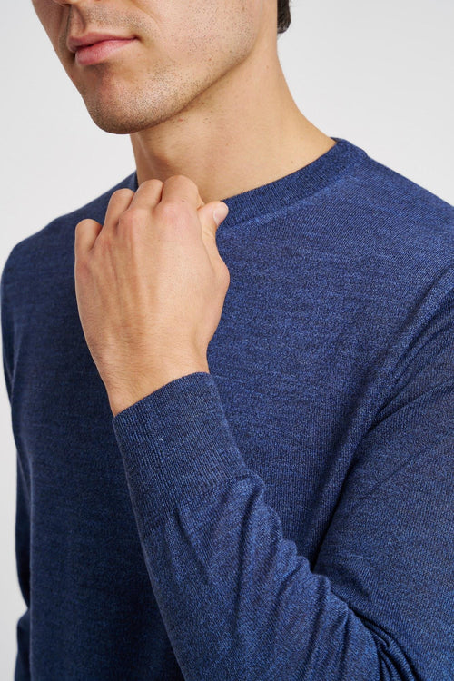 Canali Wool Sweater Blue-2