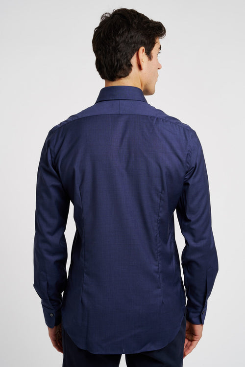 Alessandro Gherardi Virgin Wool Blue Shirt-2