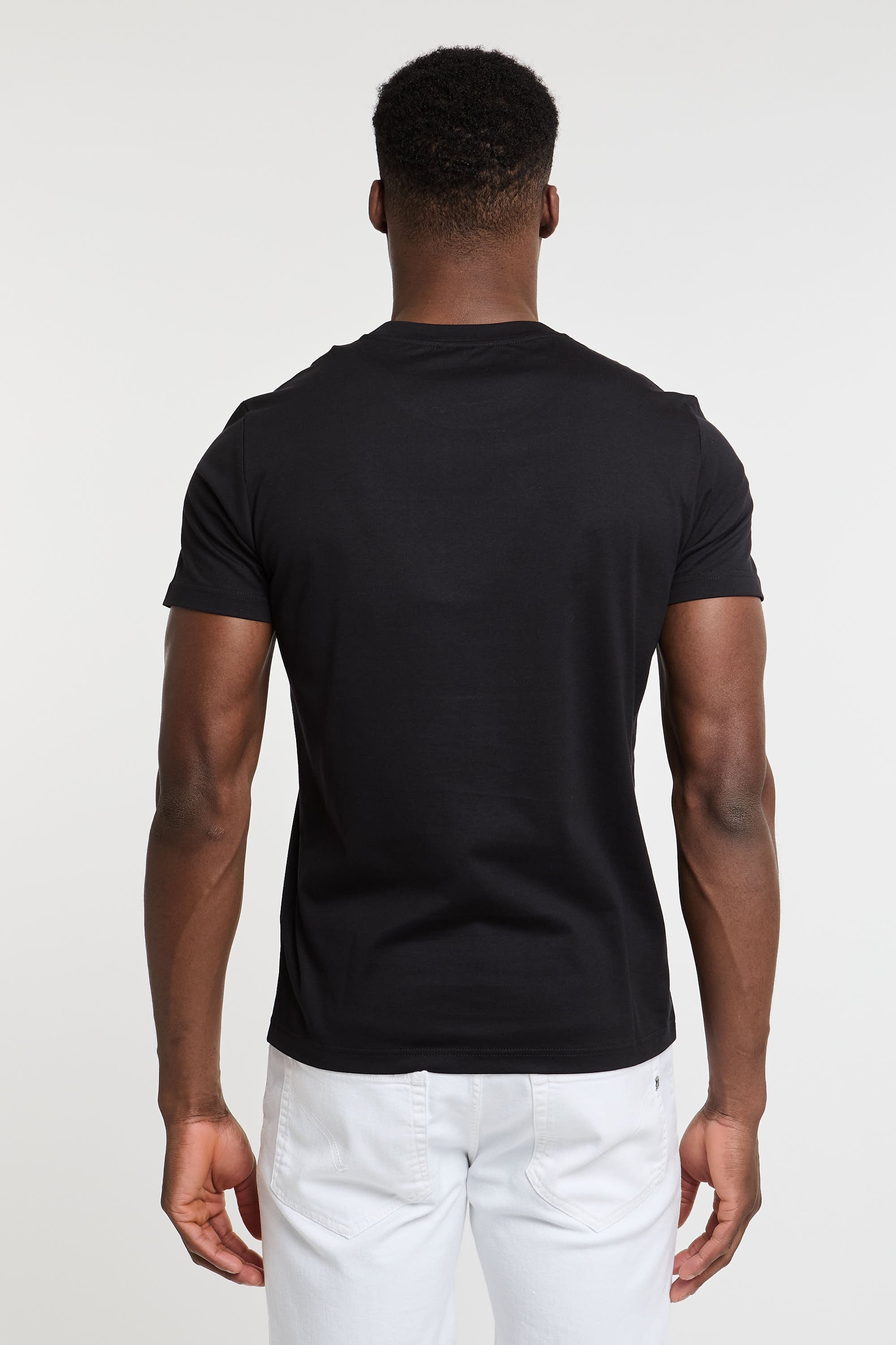 Dondup T-Shirt aus Baumwolle in Schwarz-5