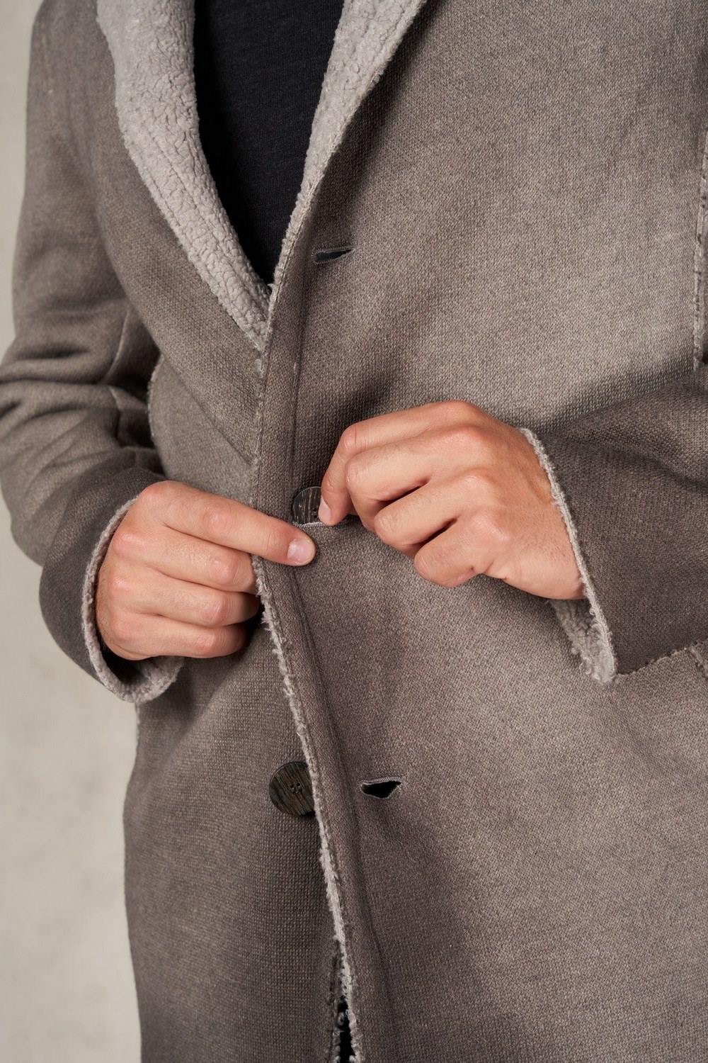 Faded effect wool jacket - 5