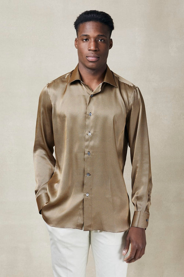 Pure silk shirt - 3