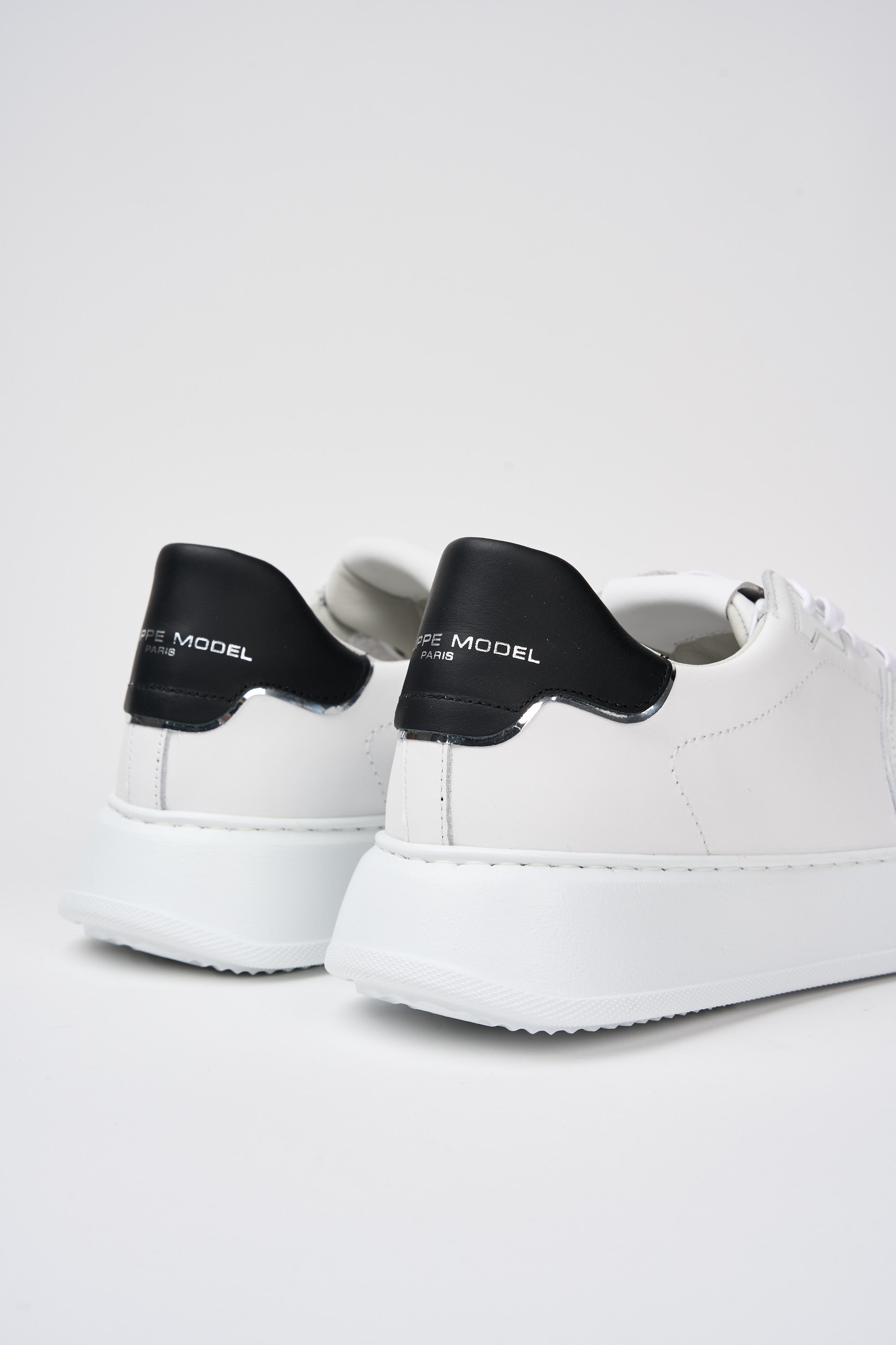 Philippe Model Sneaker Temple Leather White/Black-6
