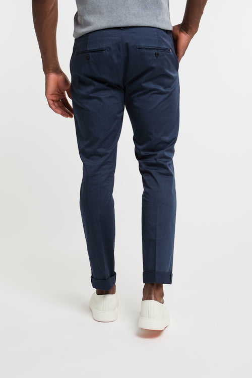 Dondup Gaubert Cotton Trousers Blue-2