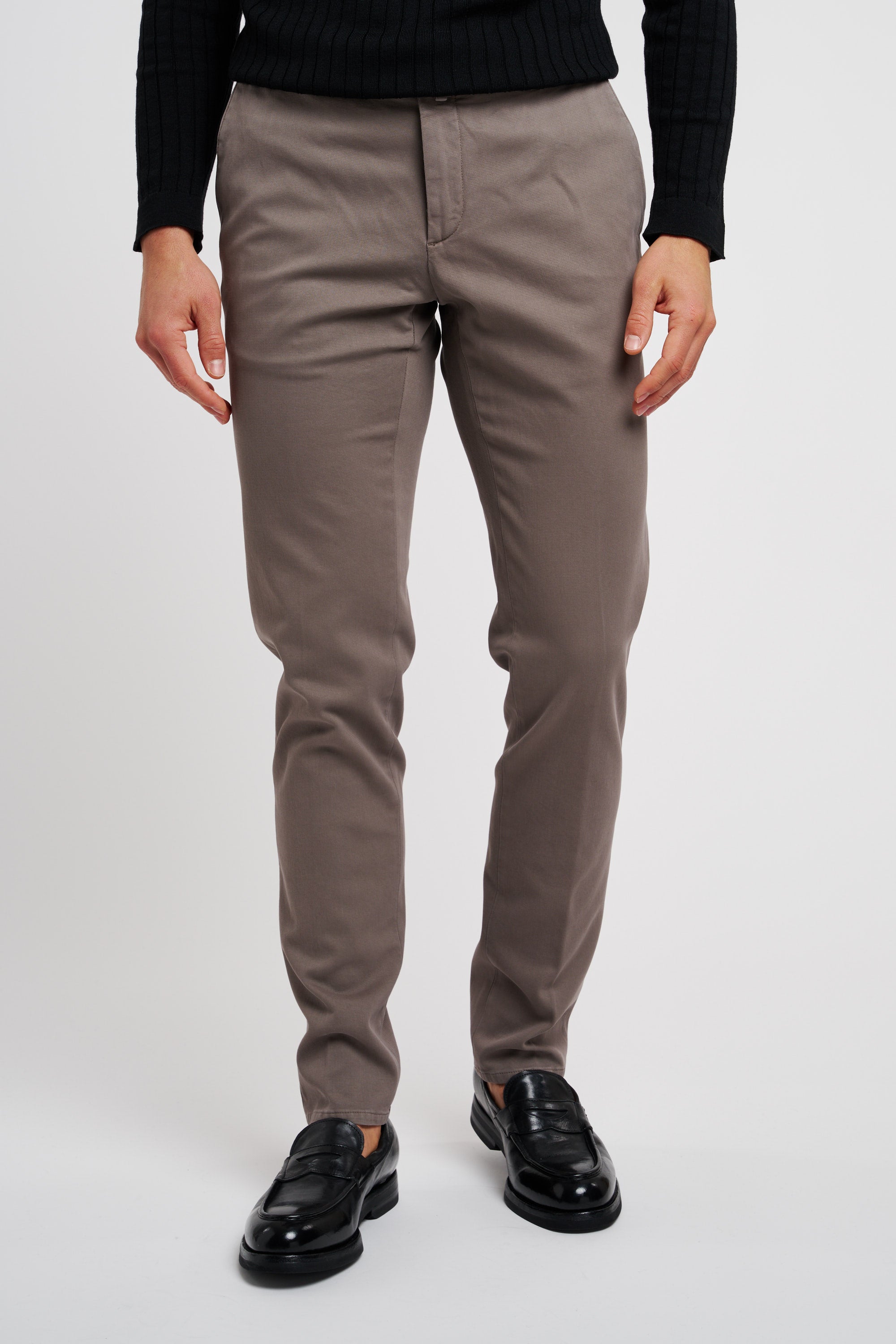 GTA Federico Mixed Cotton Pants Grey-3