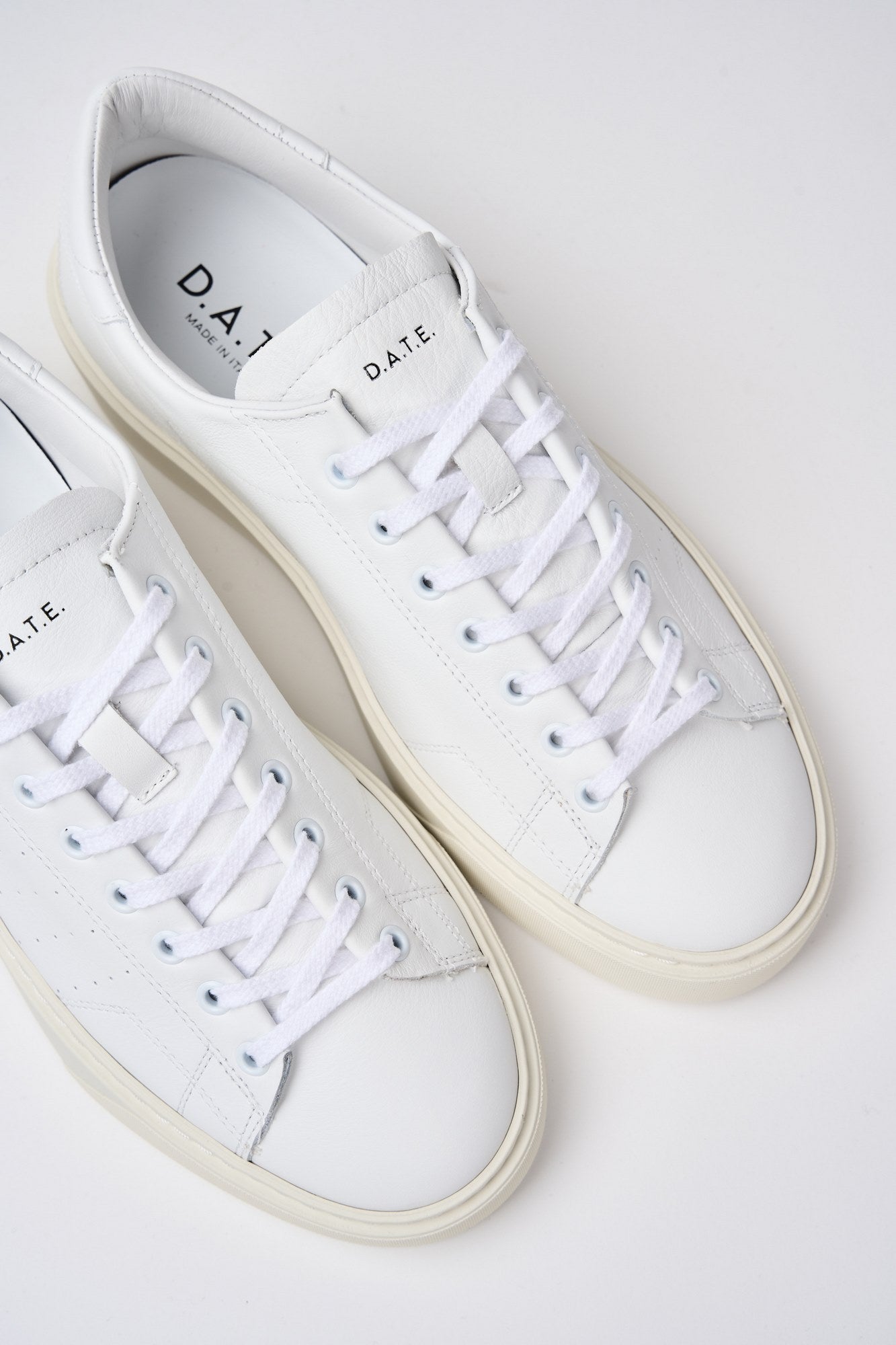 D.A.T.E. Sneaker Levante Leather White-3