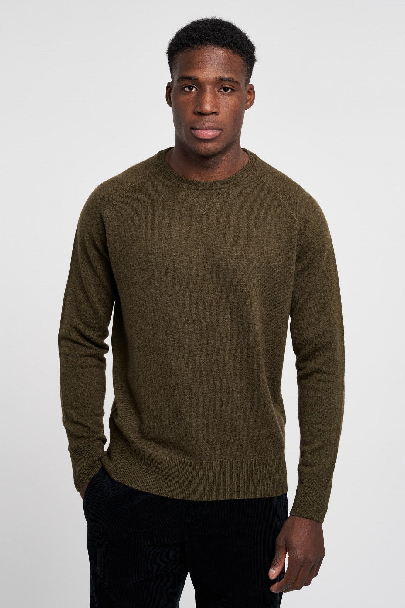 Olive crew hotsell neck sweater