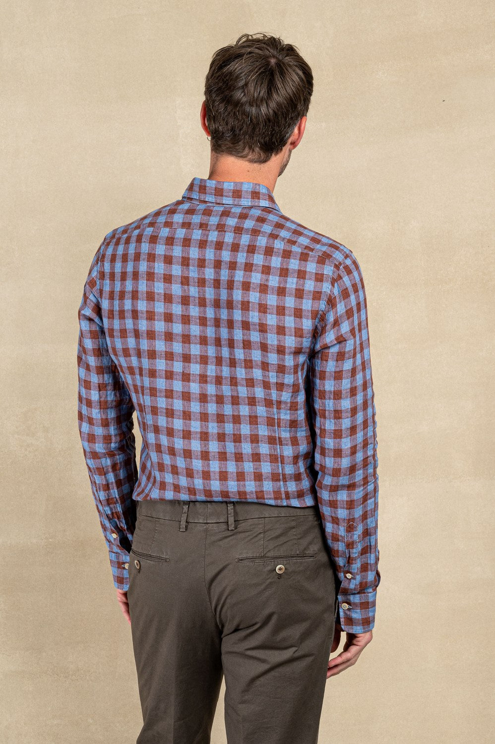 Shirt with checked pattern-6