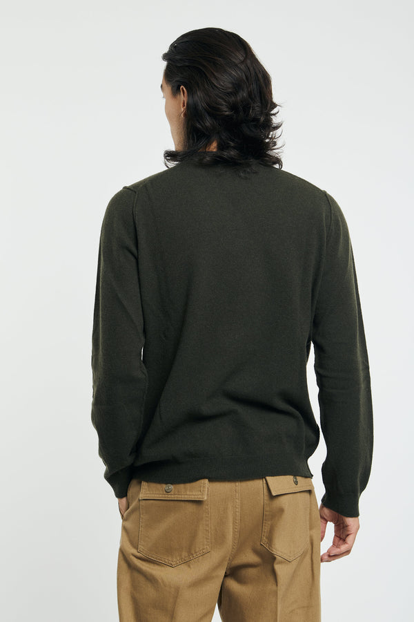 Woolrich Knitwear in Merino Wool/Polyamide Blend Green - 2