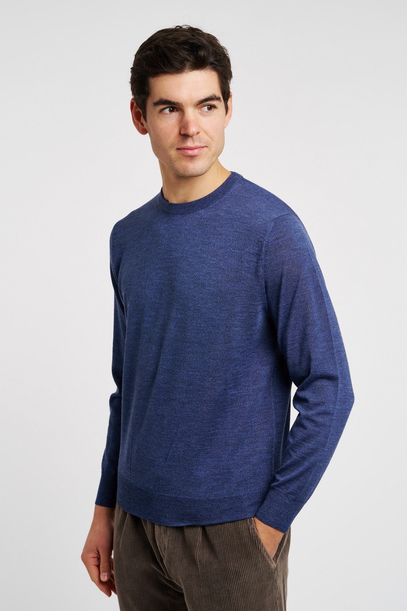 Canali Wool Sweater Blue - 1