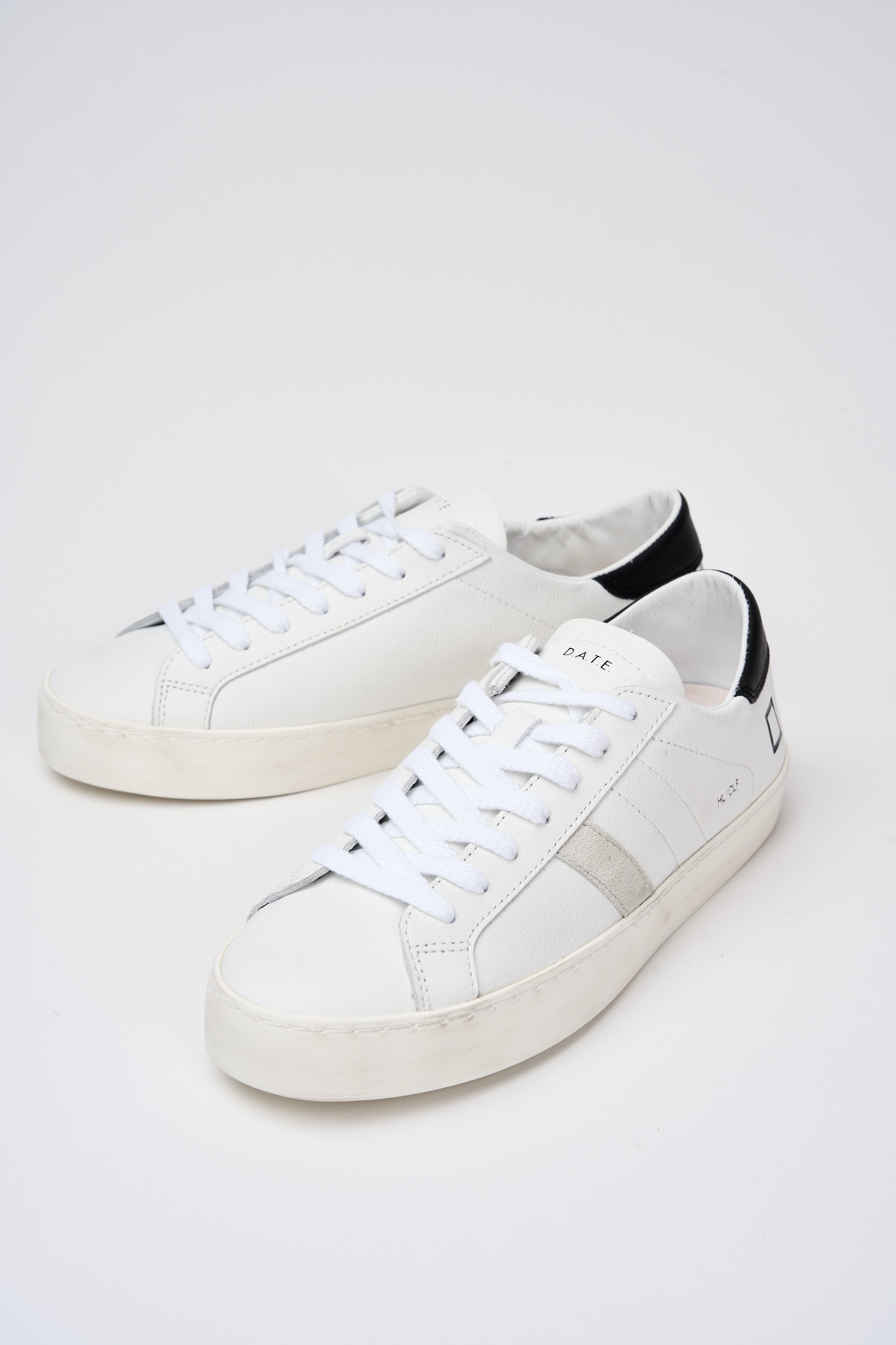 D.A.T.E. Sneaker Hill Leather/Suede White/Black-7
