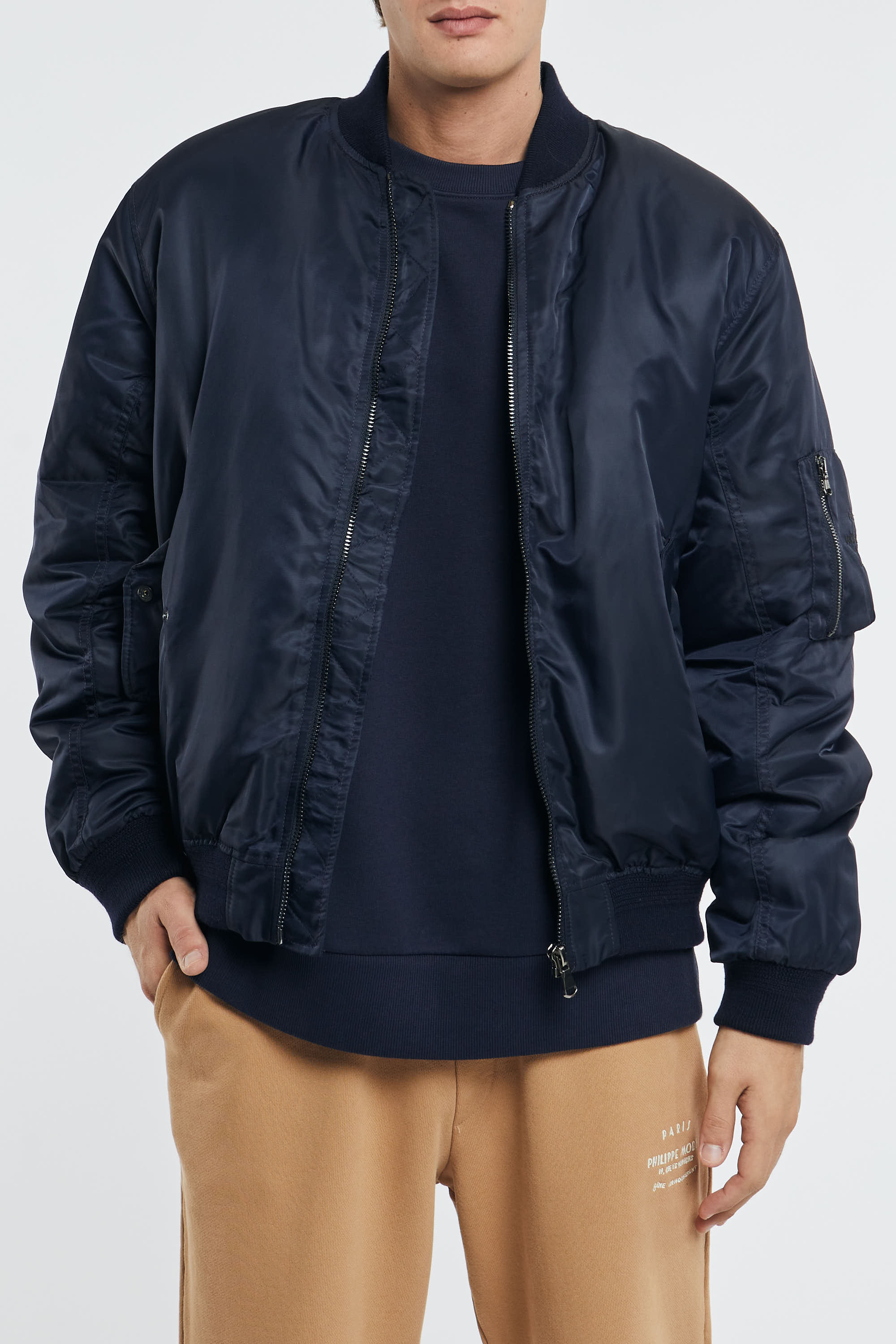 Philippe Model Bomber Gustave Fabric Blue - 4