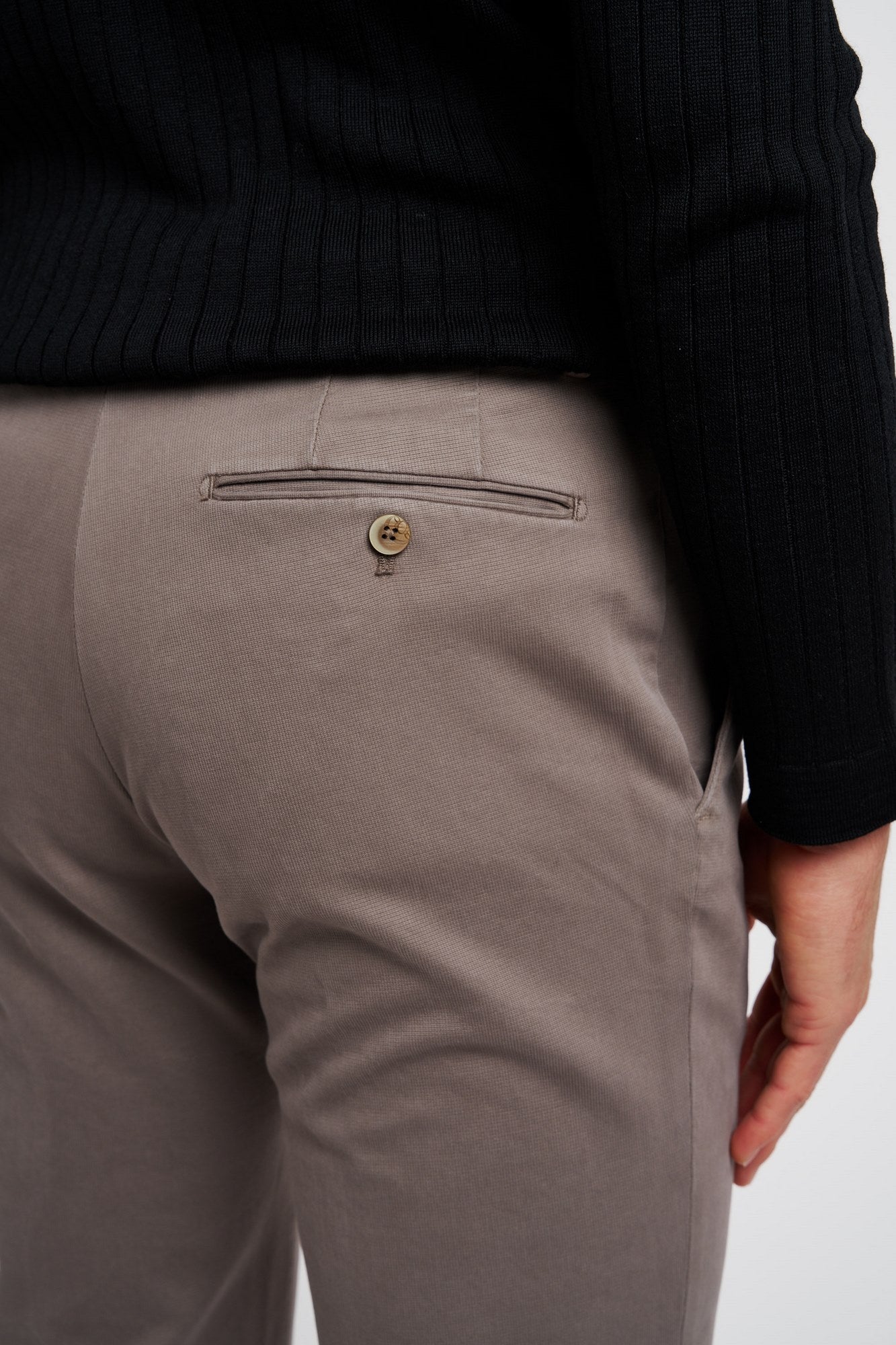 GTA Federico Mixed Cotton Pants Grey-2