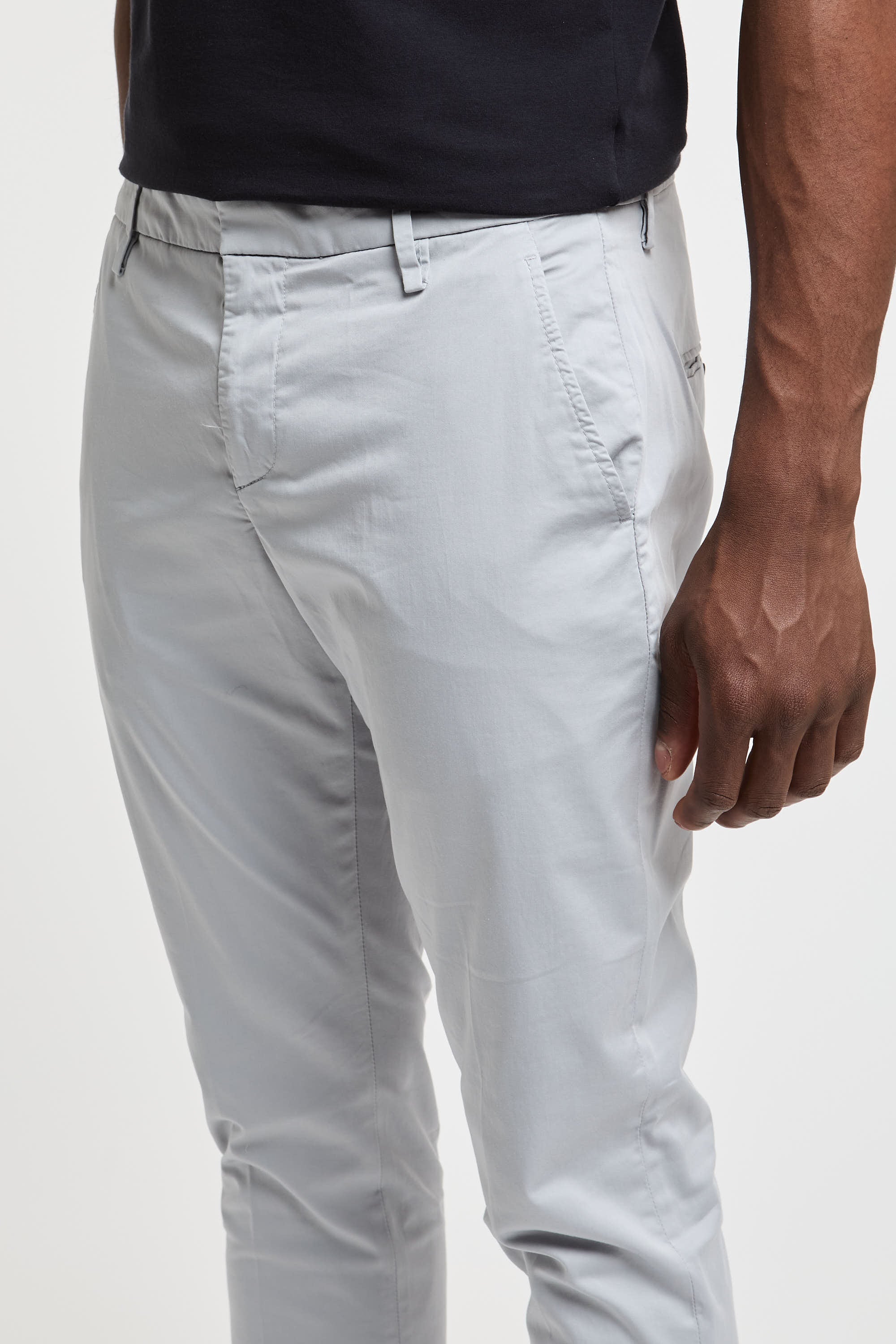 Dondup Gaubert Cotton Pants Grey-4
