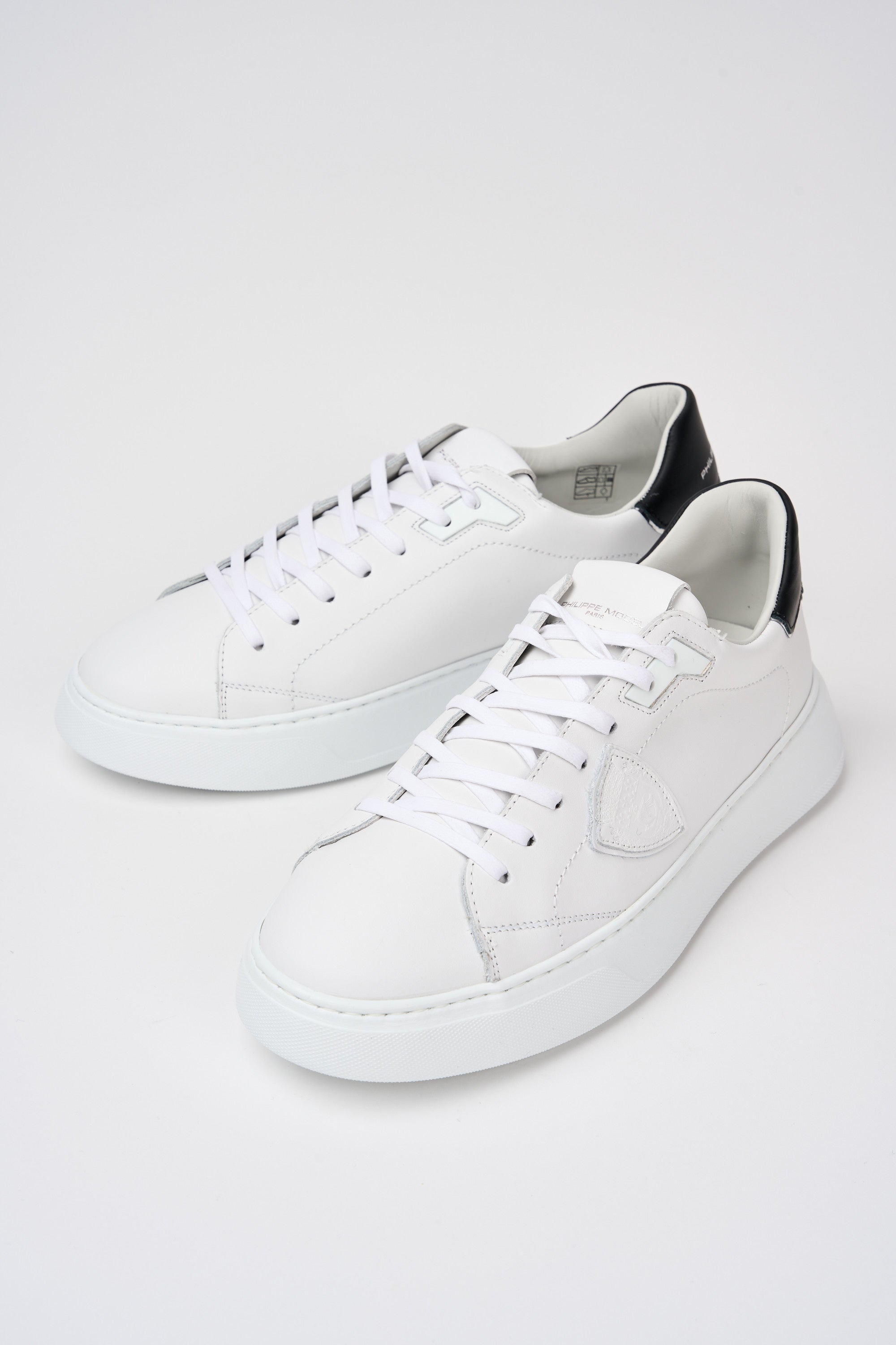 Philippe Model Sneaker Temple Leather White/Black-7
