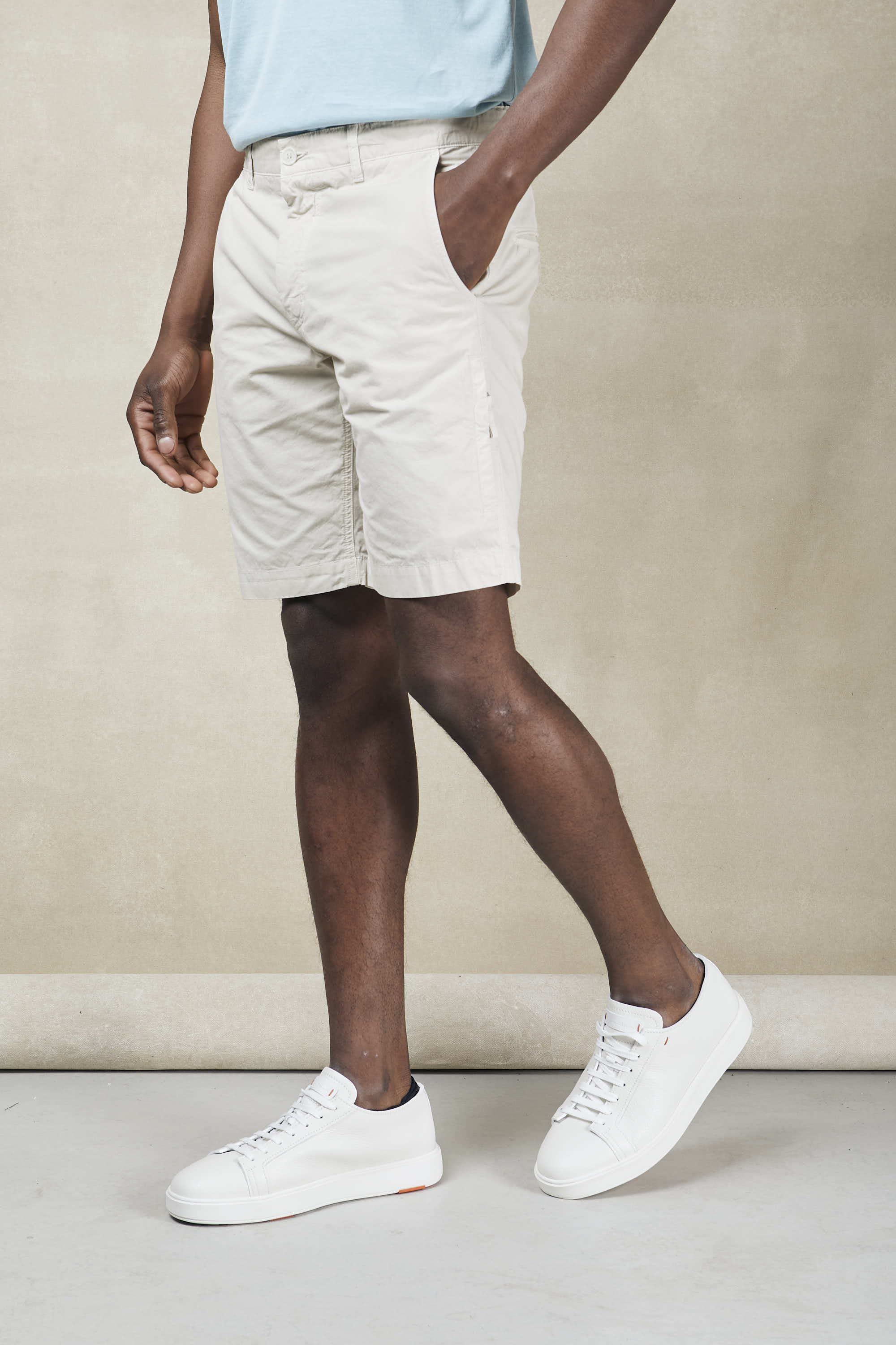 Bermuda shorts in cotton canvas - 3
