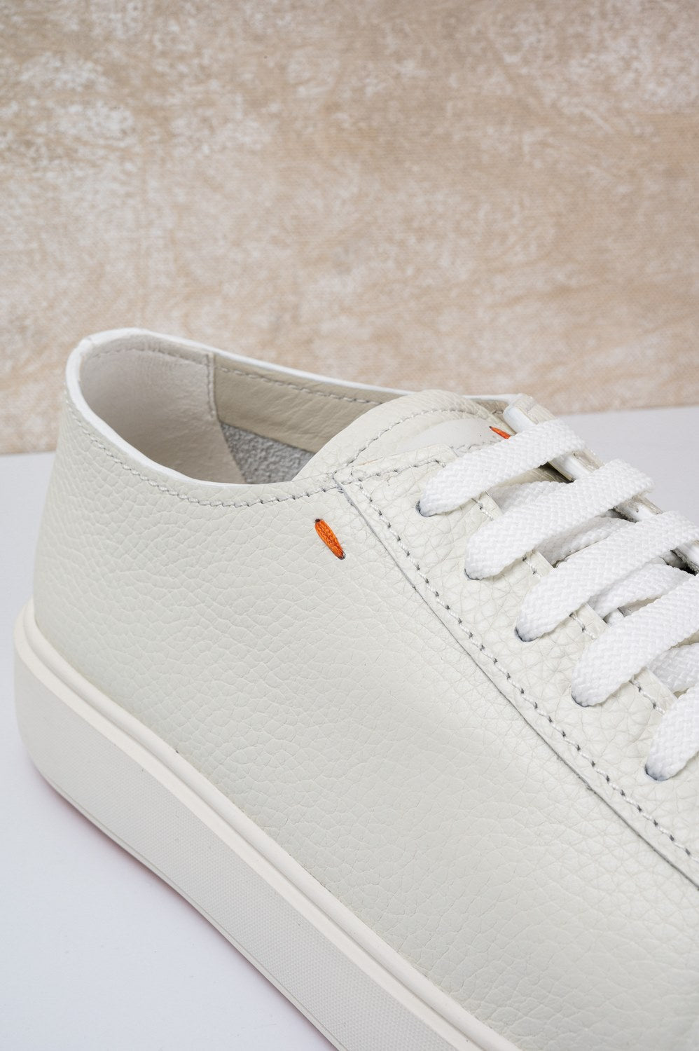 Tumbled leather sneaker-7