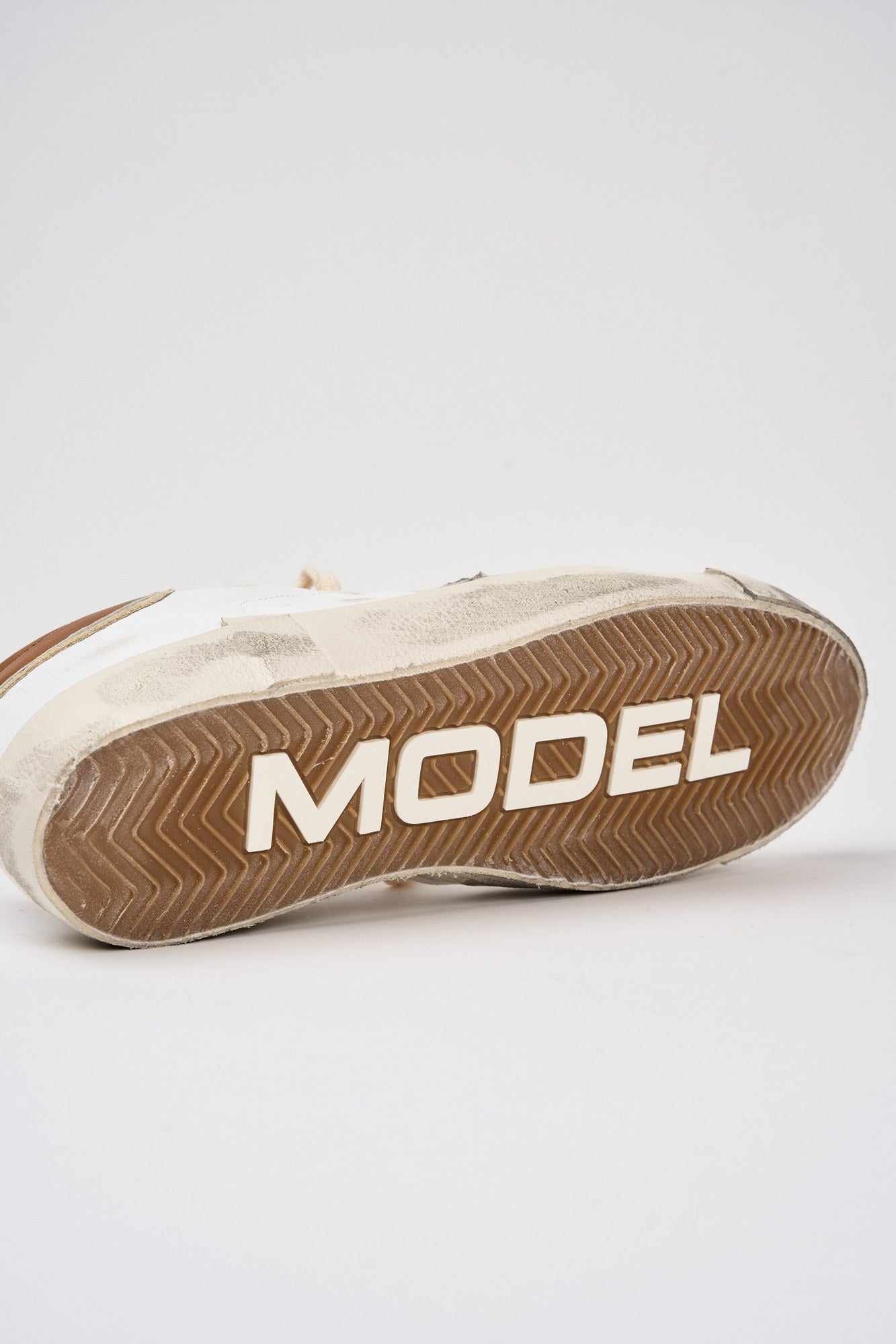 Philippe Model Sneaker Prsx Leder/Suede Weiß/Braun-7