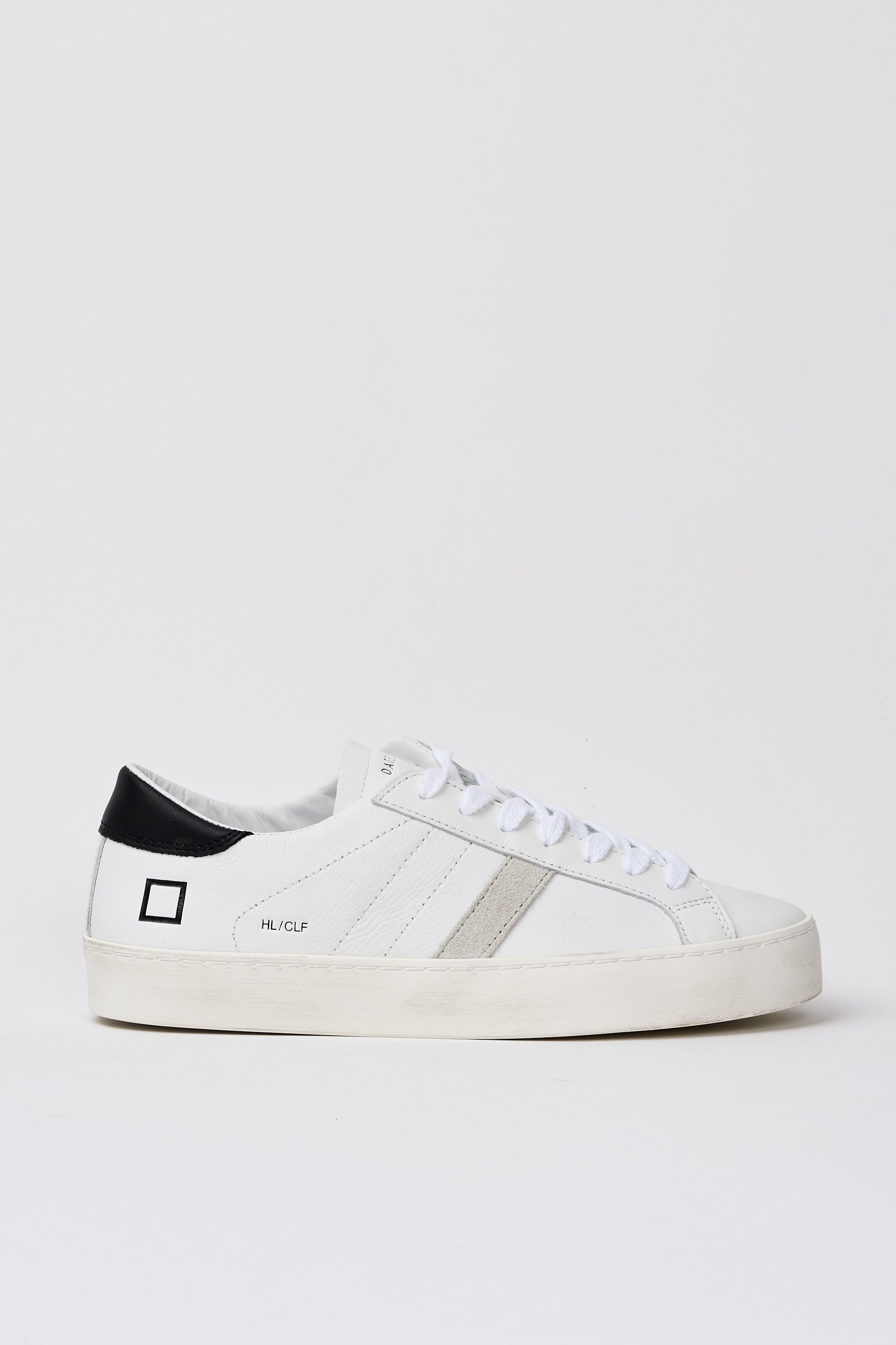 D.A.T.E. Sneaker Hill Leather/Suede White/Black-1