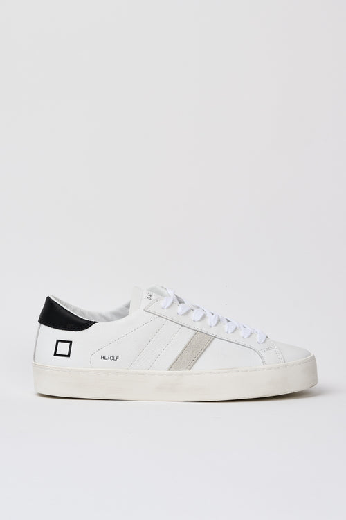 D.A.T.E. Sneaker Hill Leder/Suede Weiß/Schwarz