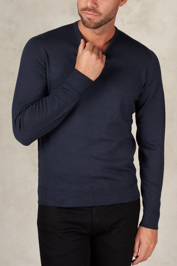 Merino wool crew neck sweater - 2