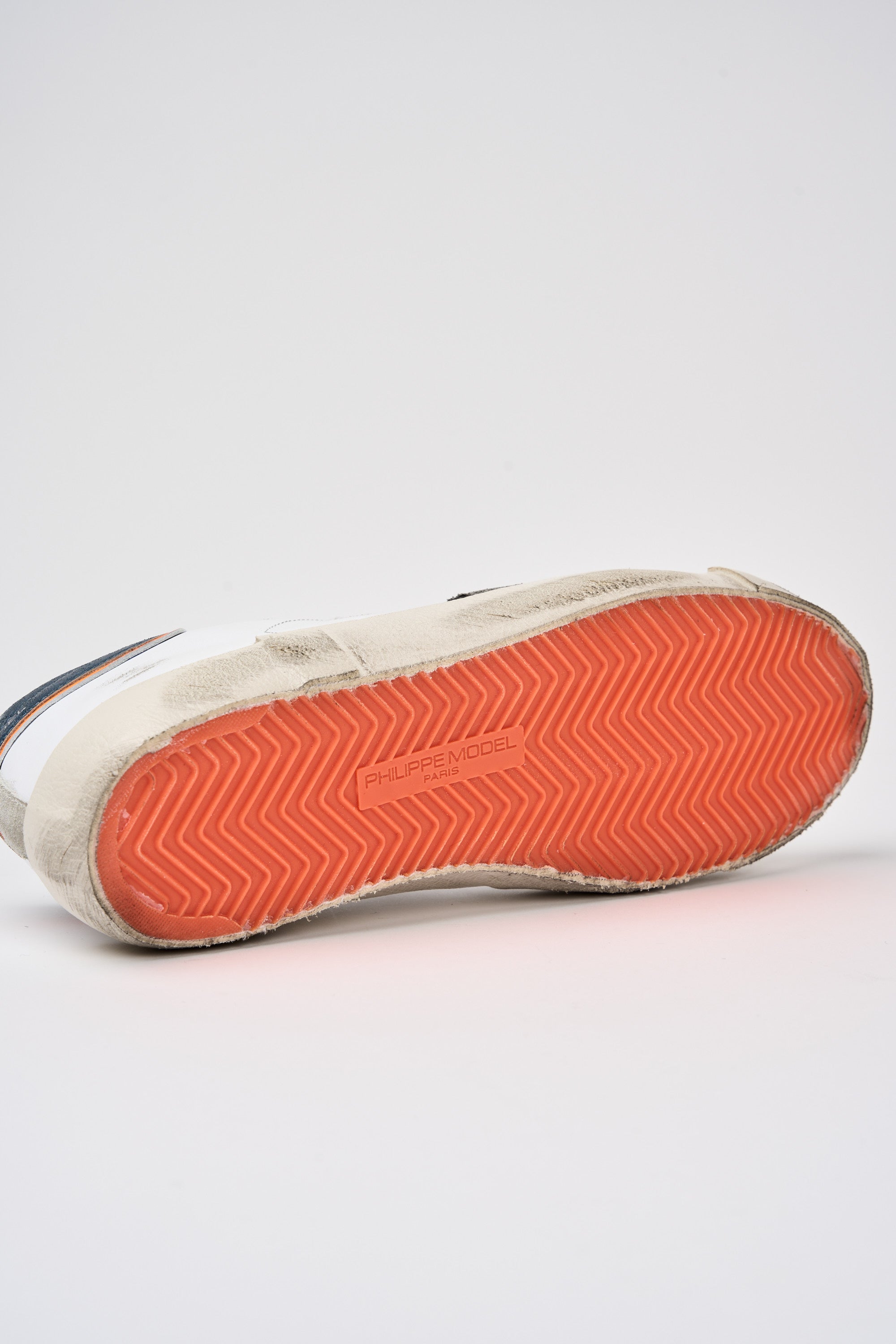 Philippe Model Sneaker Prsx Leather/Suede White/Denim-5