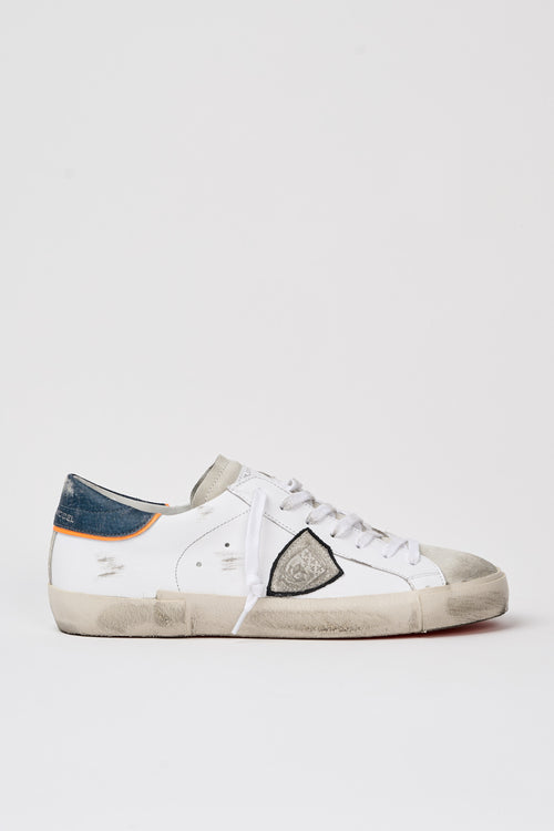 Philippe Model Sneaker Prsx Leather/Suede White/Denim