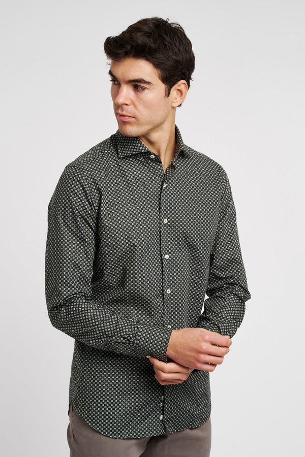 Alessandro Gherardi Green Cotton Shirt - 1