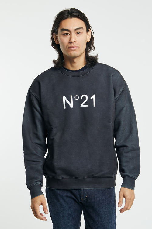 N°21 Blue Cotton Sweatshirt